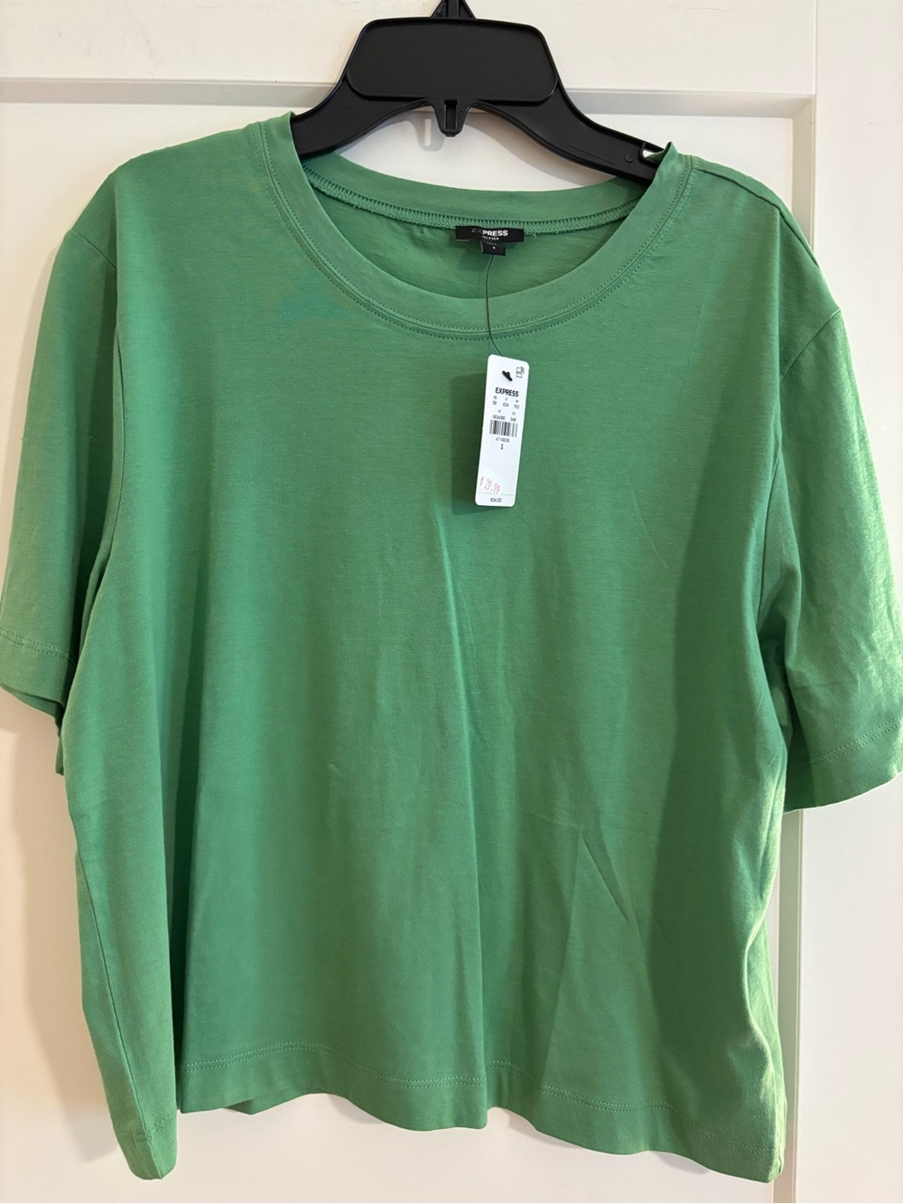 Express Green Crewneck T-Shirt